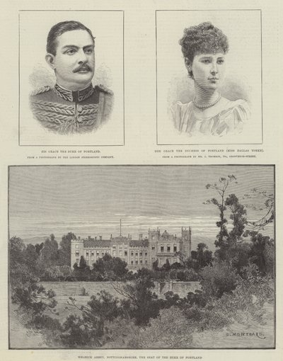Het Huwelijk van de Hertog van Portland door Charles Auguste Loye
